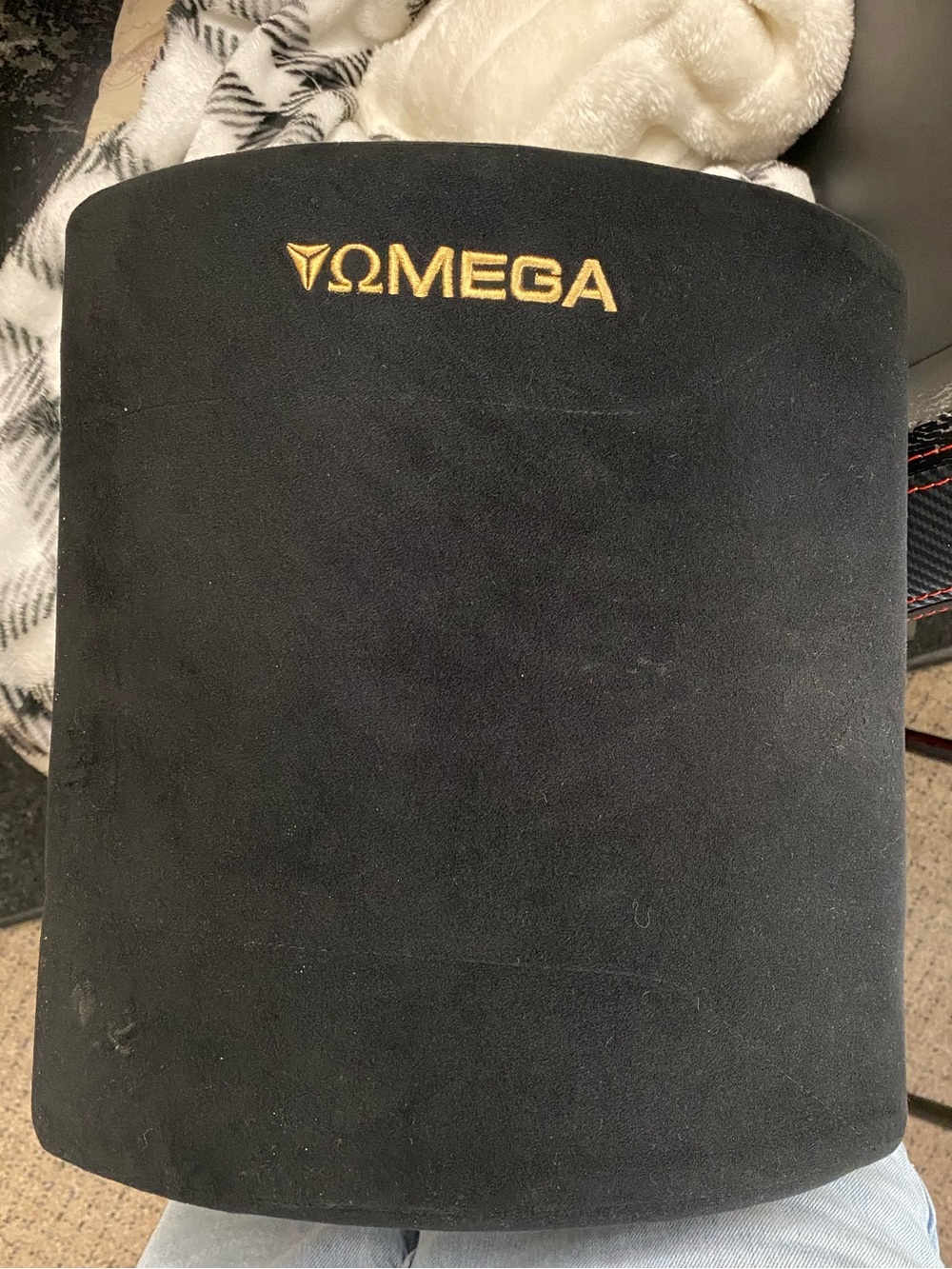 Omega Black Gaming Chair Pillow for Back